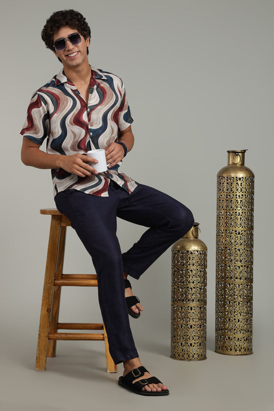 casual printed shirt