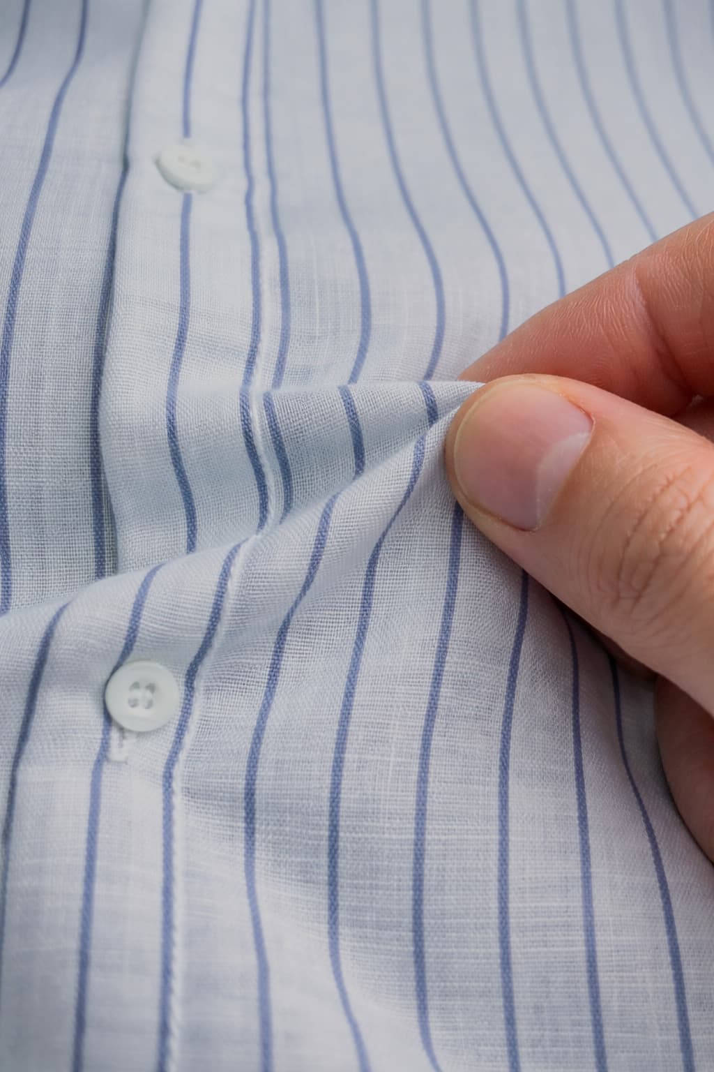 Classic Blue Striped Full Sleeve Shirt
