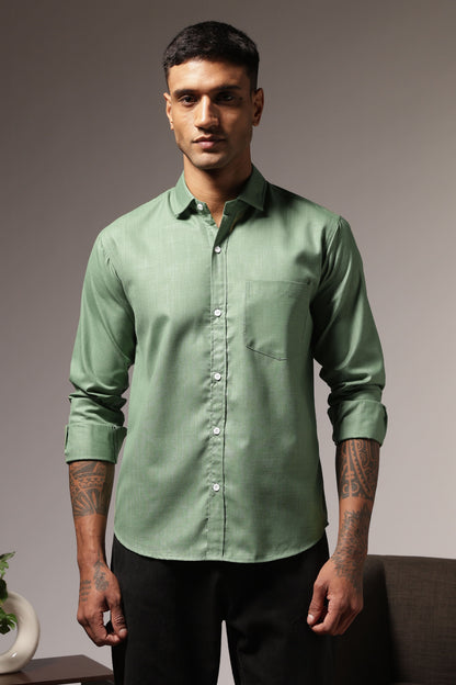 olive shirt