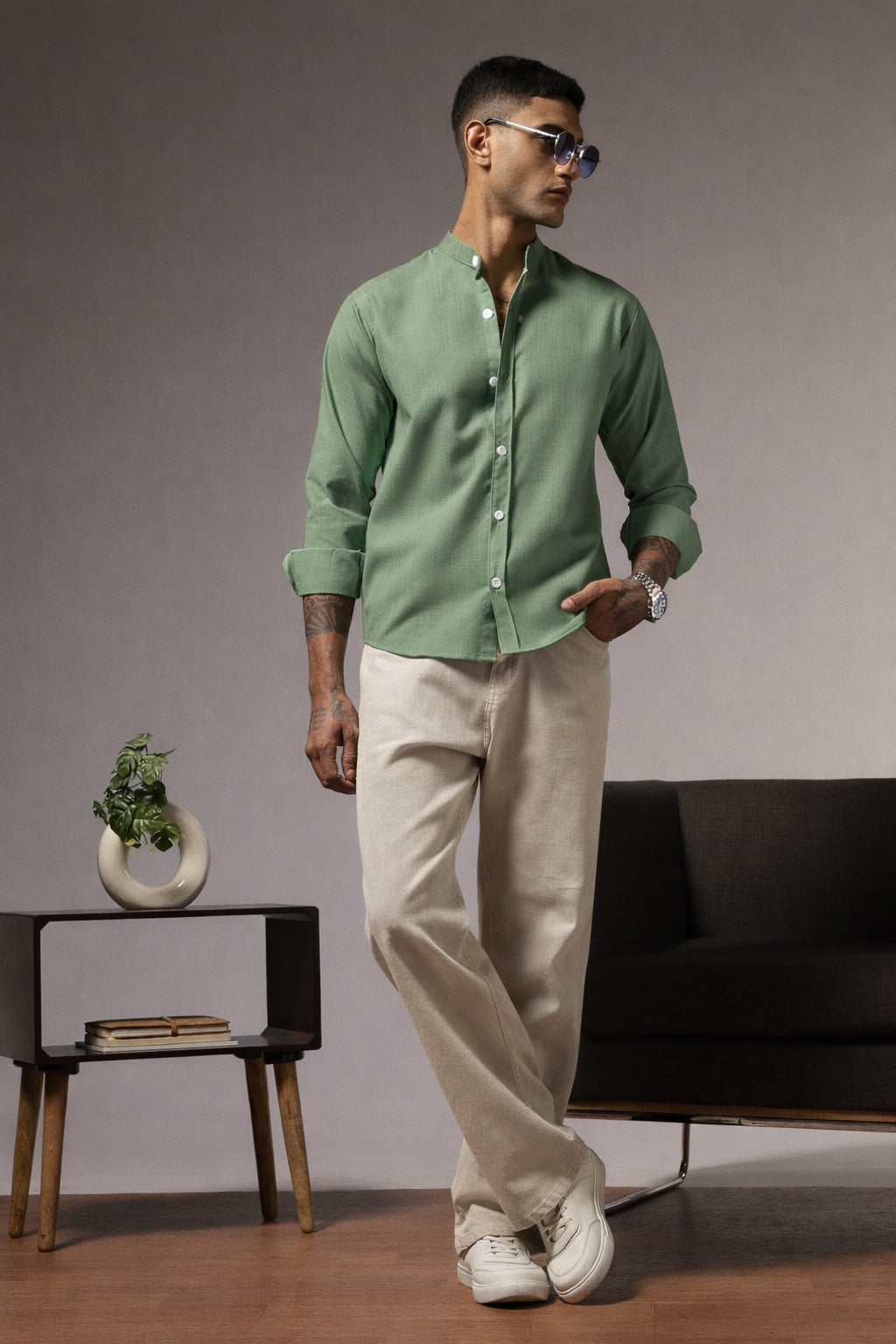 Sage Green Shirt