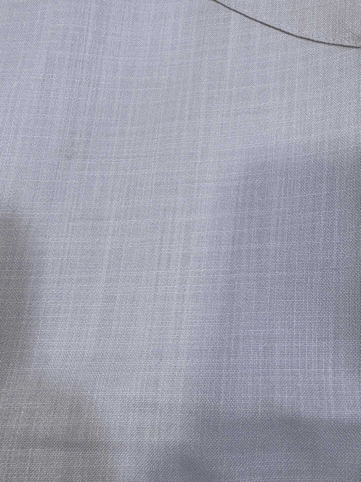 Light Grey Mandarin Collar Short Kurta