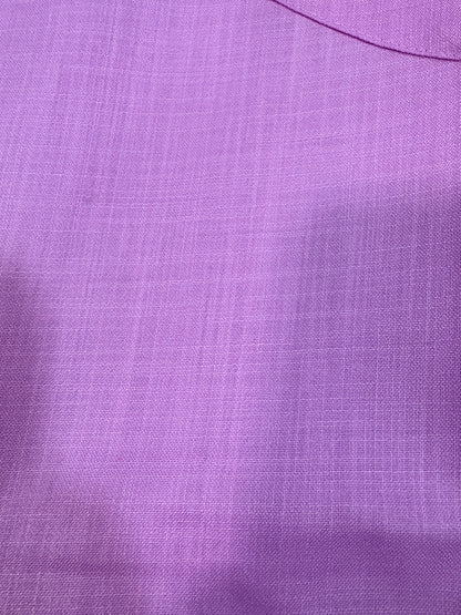 Lavender Mandarin Collar Short Kurta