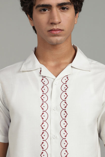 Off-White Panel Print Shirt