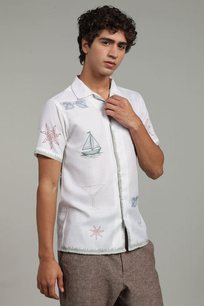 printed shirt for beach 