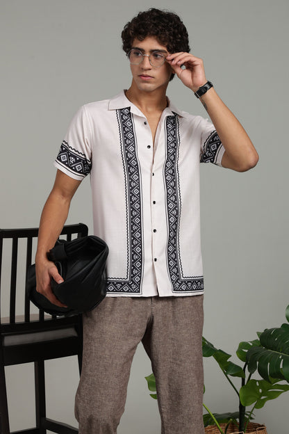 panel shirt 